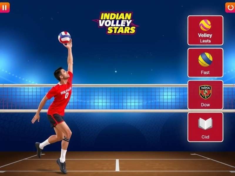Indian Volley Stars Gameplay Screenshot
